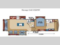 Durango Gold G366FBT Floorplan