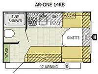 AR-ONE 14RB Floorplan