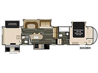 Gateway 3650 BH Floorplan