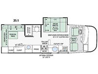 Used 2016 Thor Motor Coach Axis 25.1 image