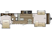 Cougar 337FLS Floorplan Image