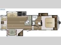 Cougar X-lite 28SGS Floorplan Image