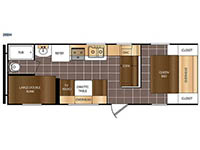 Avenger 26BH Floorplan