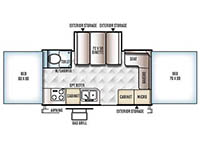 Flagstaff High Wall HW27SC Floorplan Image