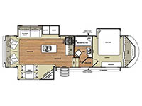 Salem Hemisphere Lite 286RL Floorplan