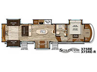 Solitude 375RE Floorplan Image