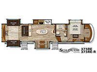 Solitude 375RE Floorplan Image