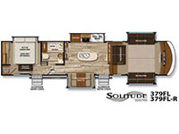 Solitude 379FL Floorplan Image
