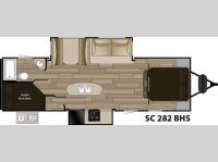 Shadow Cruiser S-282BHS Floorplan Image