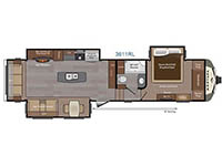 Montana 3611 RL Floorplan