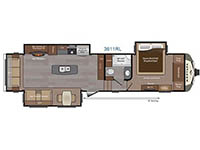 Montana 3611 RL Floorplan Image
