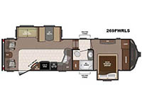 Sprinter 269FWRLS Floorplan Image