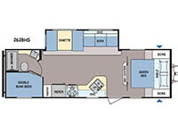 Coleman Lantern 262BHS Floorplan