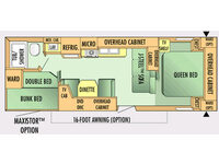 Jay Flight 27BH Floorplan Image