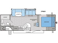 White Hawk 27RBOK Floorplan Image