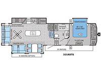 Eagle 321RSTS Floorplan Image