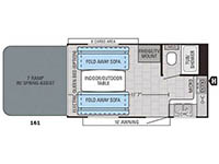 Octane Super Lite 161 Floorplan
