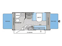 Jay Feather SLX 16XRB Floorplan Image