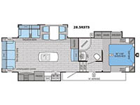Eagle HT 28.5RSTS Floorplan Image