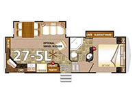 Arctic Fox 27-5L Floorplan