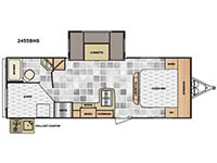 Minnie 2455 BHS Floorplan