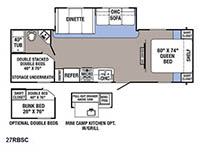 Puma XLE 27RBSC Floorplan