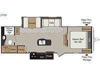 Passport 27RB Elite Floorplan Image