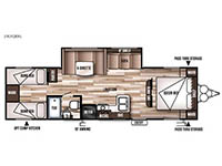 Wildwood X-Lite 282QBXL Floorplan