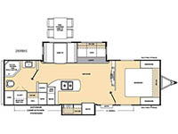 Catalina 293RBKS Floorplan Image