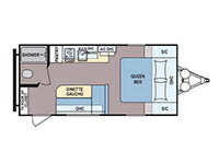 Coleman Lantern LT Series 16FB Floorplan