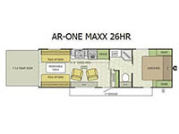 AR-ONE MAXX 26HR Floorplan Image