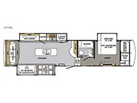 Cardinal 3455RL Floorplan