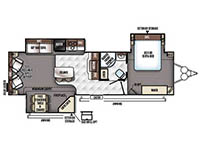 Flagstaff Classic Super Lite 832IKBS Floorplan