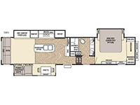 Cedar Creek Champagne Edition 38EL Floorplan Image