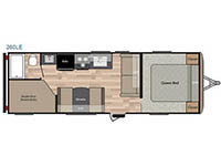 Springdale 260LE Floorplan Image