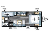 Salem Cruise Lite 201BHXL Floorplan