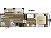 Cougar Half-Ton Series 268RLSWE Floorplan Image