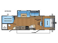 Jay Flight SLX 287BHSW Floorplan Image