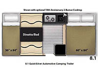 Quicksilver 8.1 Floorplan