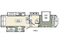 Columbus Compass 375RLC Floorplan