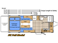 Weekend Warrior SuperLite FK2100 Floorplan Image