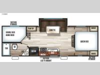 Cherokee Grey Wolf 23DBH Floorplan