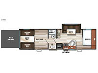 Cherokee Grey Wolf 27RR Floorplan