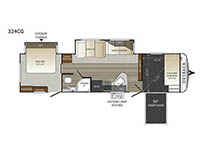 Outback 324CG Floorplan