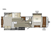 Outback 326RL Floorplan Image