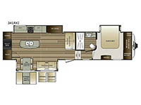 Cougar 341RKI Floorplan Image