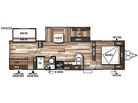 Wildwood 28CKDS Floorplan Image