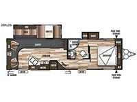 Wildwood 28RLDS Floorplan Image