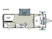 Aerolite Luxury Class 242BHSL Floorplan Image