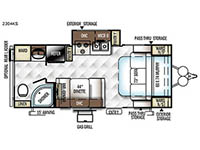 Used 2017 Forest River RV Rockwood Mini Lite 2304KS image